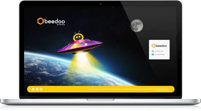 Access screen for the Abeedoozidos Community on a laptop, with the Beedoo ship