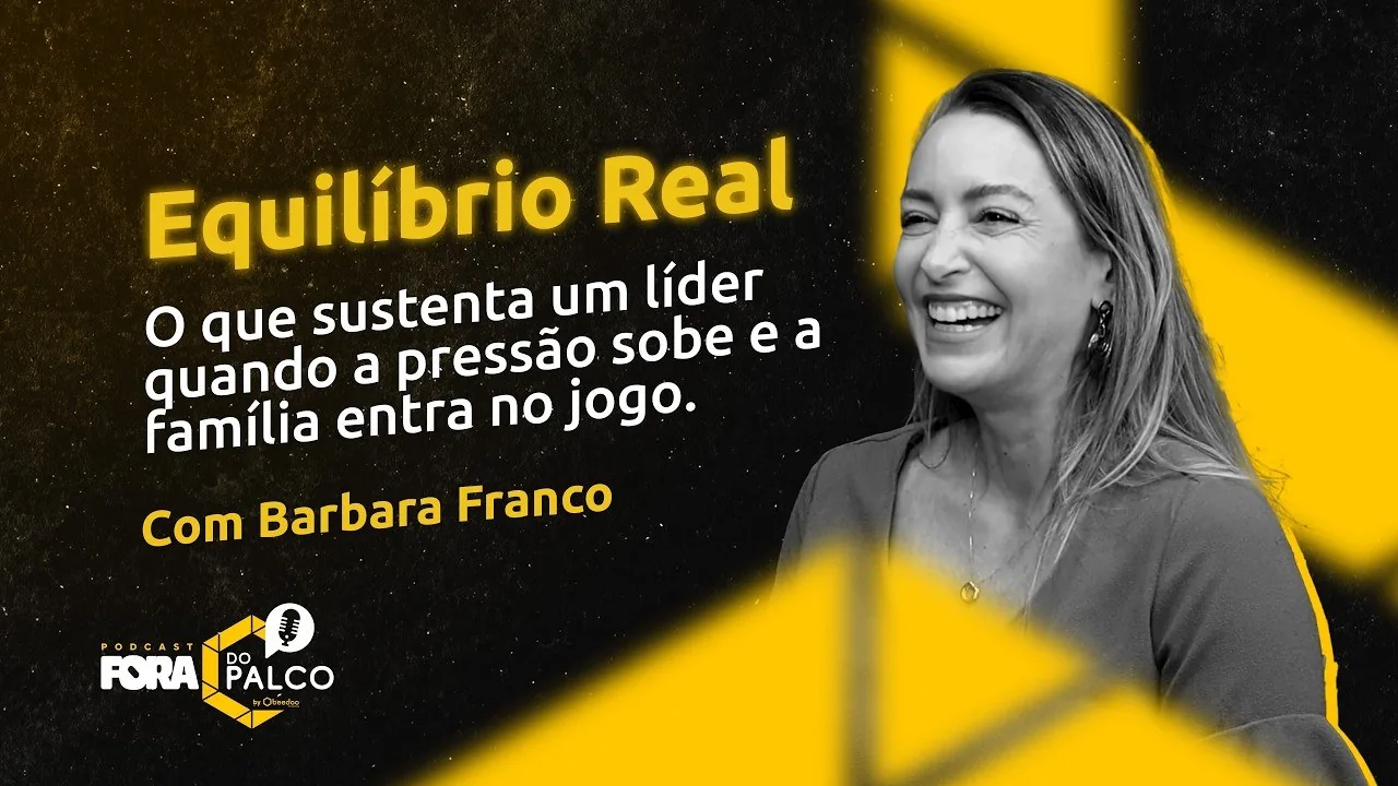 Episódio do podcast Fora do Palco
