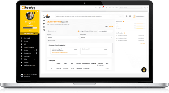 Interface do Power App 2CLIX