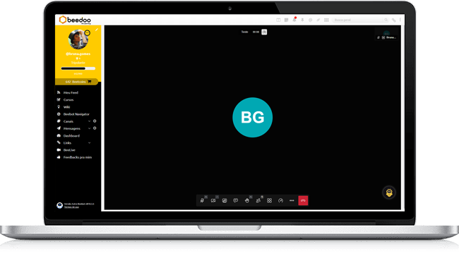 Interface do Power App Bee.Live